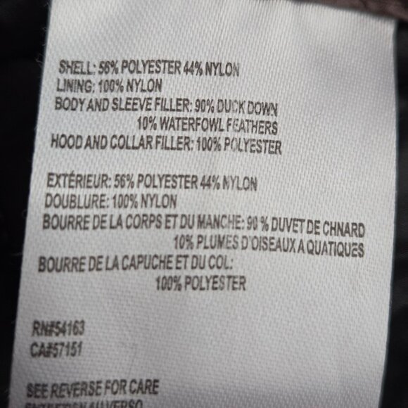 Calvin Klein Packable Hooded Premium Down Puffer Coat  Brown Size Medium - Picture 12 of 16